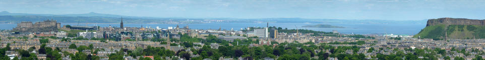 Panorama from Blackford Hill